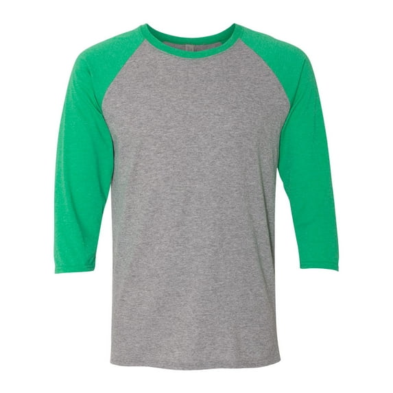 JERZEES Triblend Three-Quarter Raglan Baseball T-Shirt