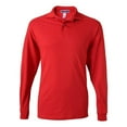 thumbnail image 1 of JERZEES SpotShield 50/50 Long Sleeve Polo, 1 of 2