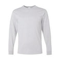 thumbnail image 1 of JERZEES Unisex Dri-Power Long Sleeve T-Shirt 50/50 Cotton/Polyester Pre-Shrunk Heavyweight Plain Casual Tee (Ash, L), 1 of 6