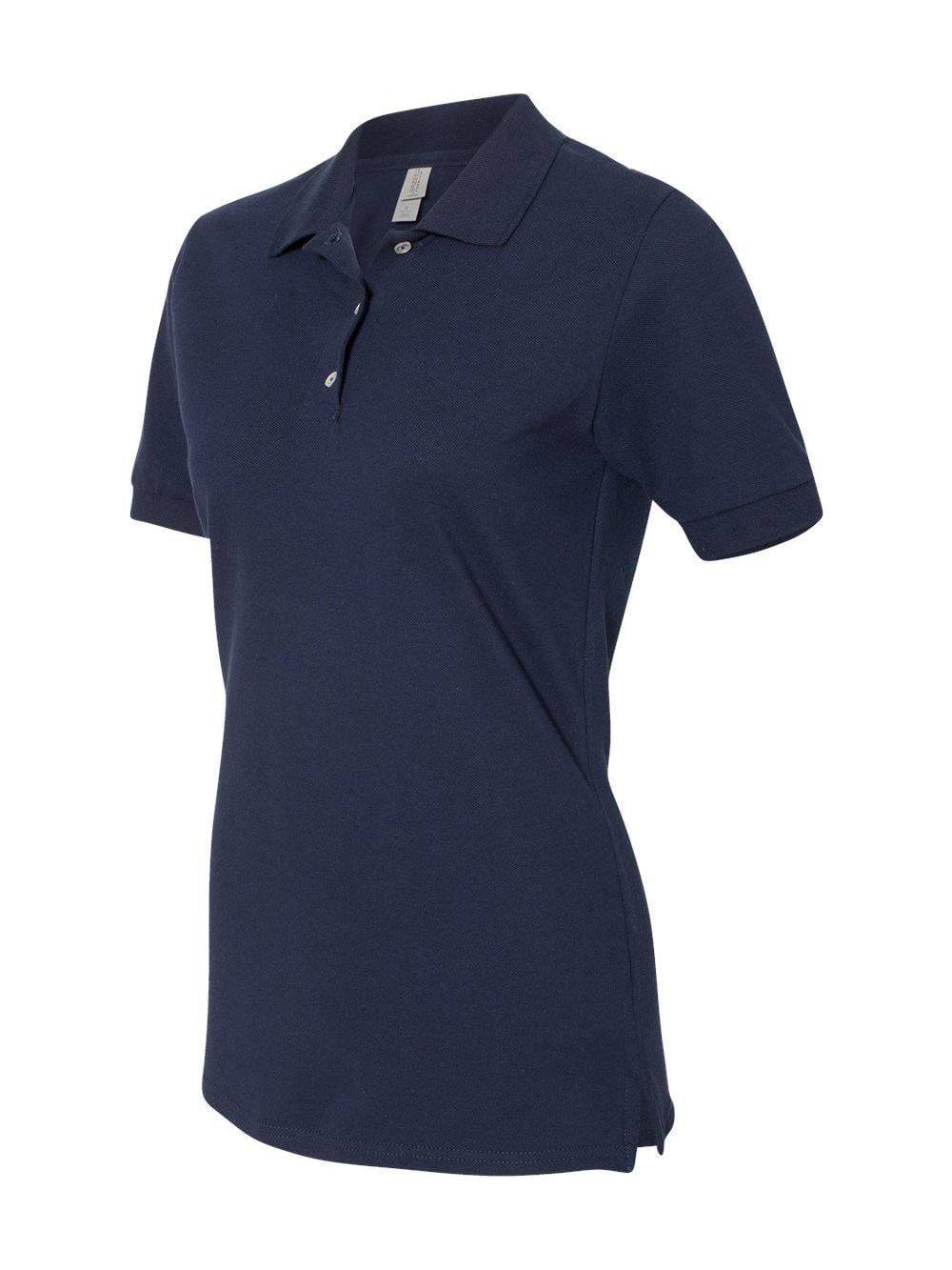 100% Ringspun Cotton Piqué Polo - Walmart.com