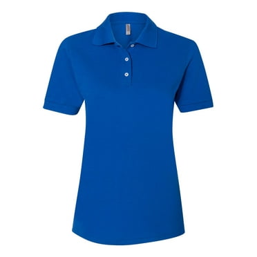 JERZEES Women's 100% Ringspun Cotton Piqué Polo Size up to 2XL