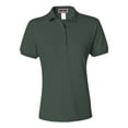 thumbnail image 1 of JERZEES - Women's Spotshield 50/50 Polo - 437WR - Forest Green - Size: XL, 1 of 5