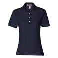 thumbnail image 1 of JERZEES - Women's Spotshield 50/50 Polo - 437WR - J. Navy - Size: S, 1 of 3