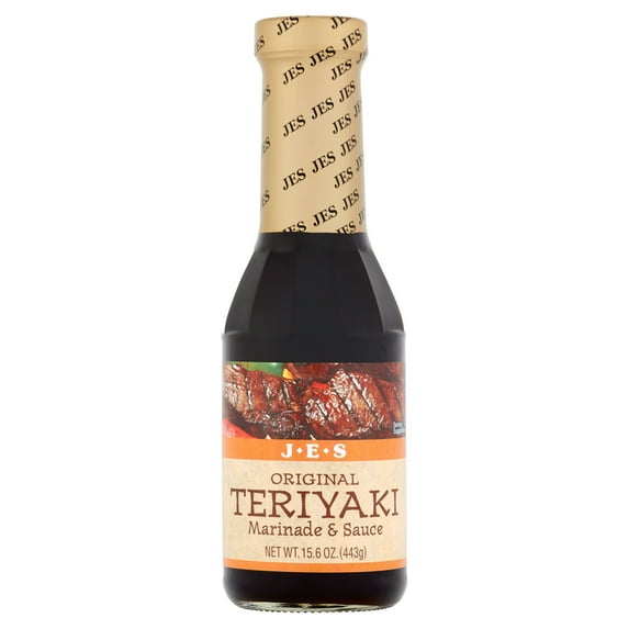 JES Teriyaki Marinade & Sauce, Original, 15.6 Oz