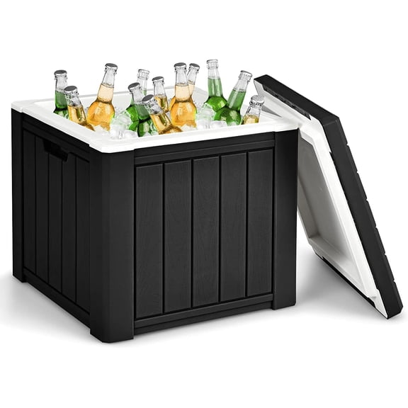 JESIN Camping Cooler, Insulated 40 Qt Heavy Duty Ice Chest with Built-in Handles and Detachable Lid, Keeps Ice for 24H, Multifunctional for Beach, Picnic, Camping Outdoors