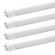 JESLED T8 4ft LED Tube Light Bulbs,Dual Row 28W 6000K,Dual-end Powered,8-Pack
