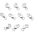 thumbnail image 1 of JESOT 10Pcs 925 Sterling Silver Safety Lobster Claws Clasp with Closed Jump Rings, 1 of 3
