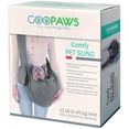 thumbnail image 1 of JESPET & GOOPAWS: Comfy Pet Sling Bag - Grey - Carry Small Dogs & Cats Up to 12lbs, Adjustable Strap, Hands-Free Travel, Breathable & Lightweight, 1 of 7