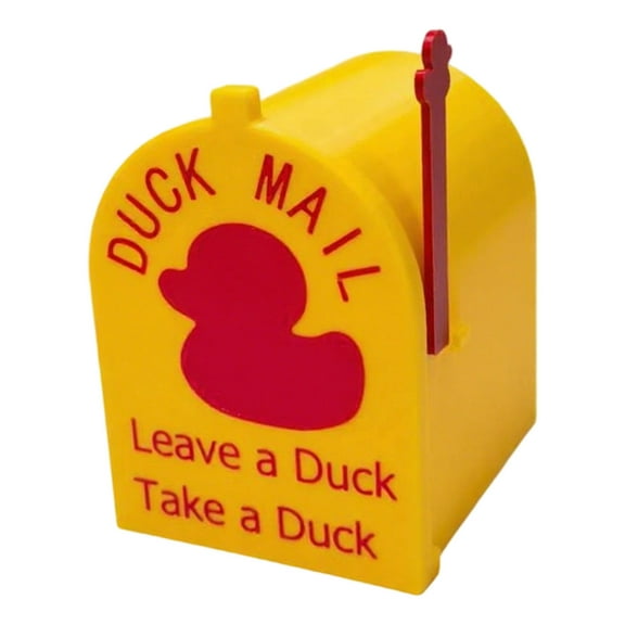 JESSBEAUTY Cruising Mini Mailbox Door Fridge Locker , Funny Yellow Mailbox Decor, Leave a Take a Mail Decor for Door Decor, Locker Decor, Locker Accessories