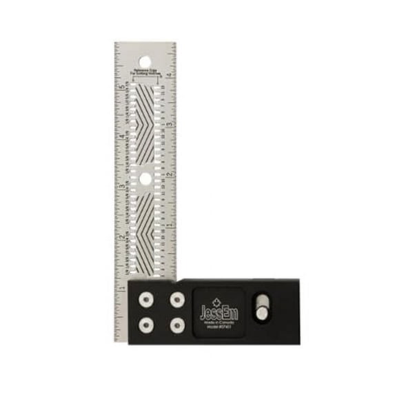 JESSEM 6 Stainless Steel Precision Square - Durable, Accurate, Premium Tool for Woodworking & Metalworking