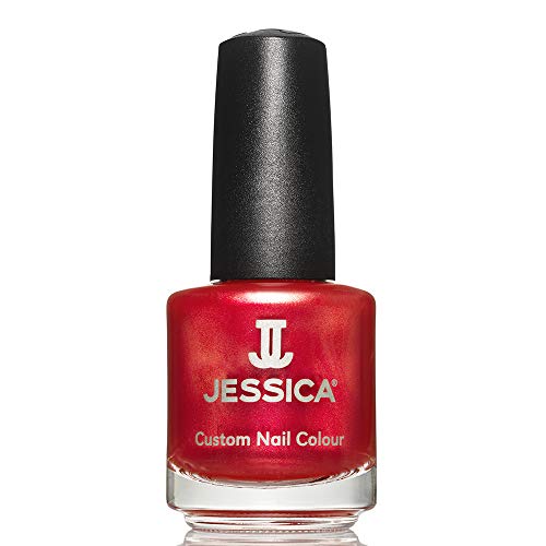 Jessica Custom Nail Colour Nagellack In Dunkelrosa – Langanhaltende, 7-freie Formel Mit Vitaminen