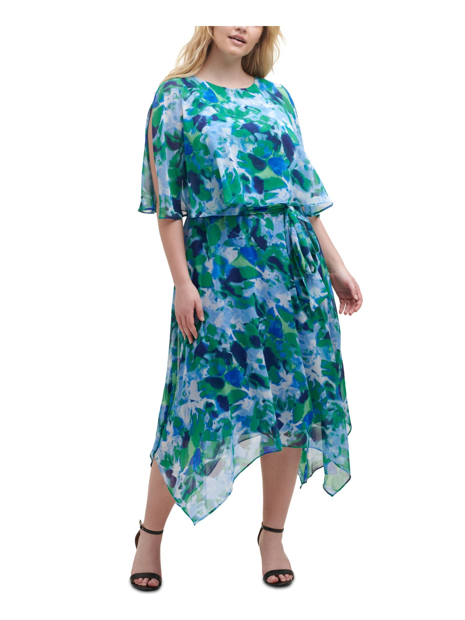 Jessica howard top handkerchief hem dress