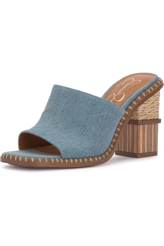 JS-LENDRILA Heels Medium Blue