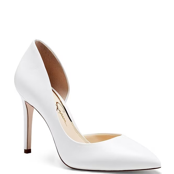 JESSICA SIMPSON PRIZMA PUMP BRIGHT WHITE 9M