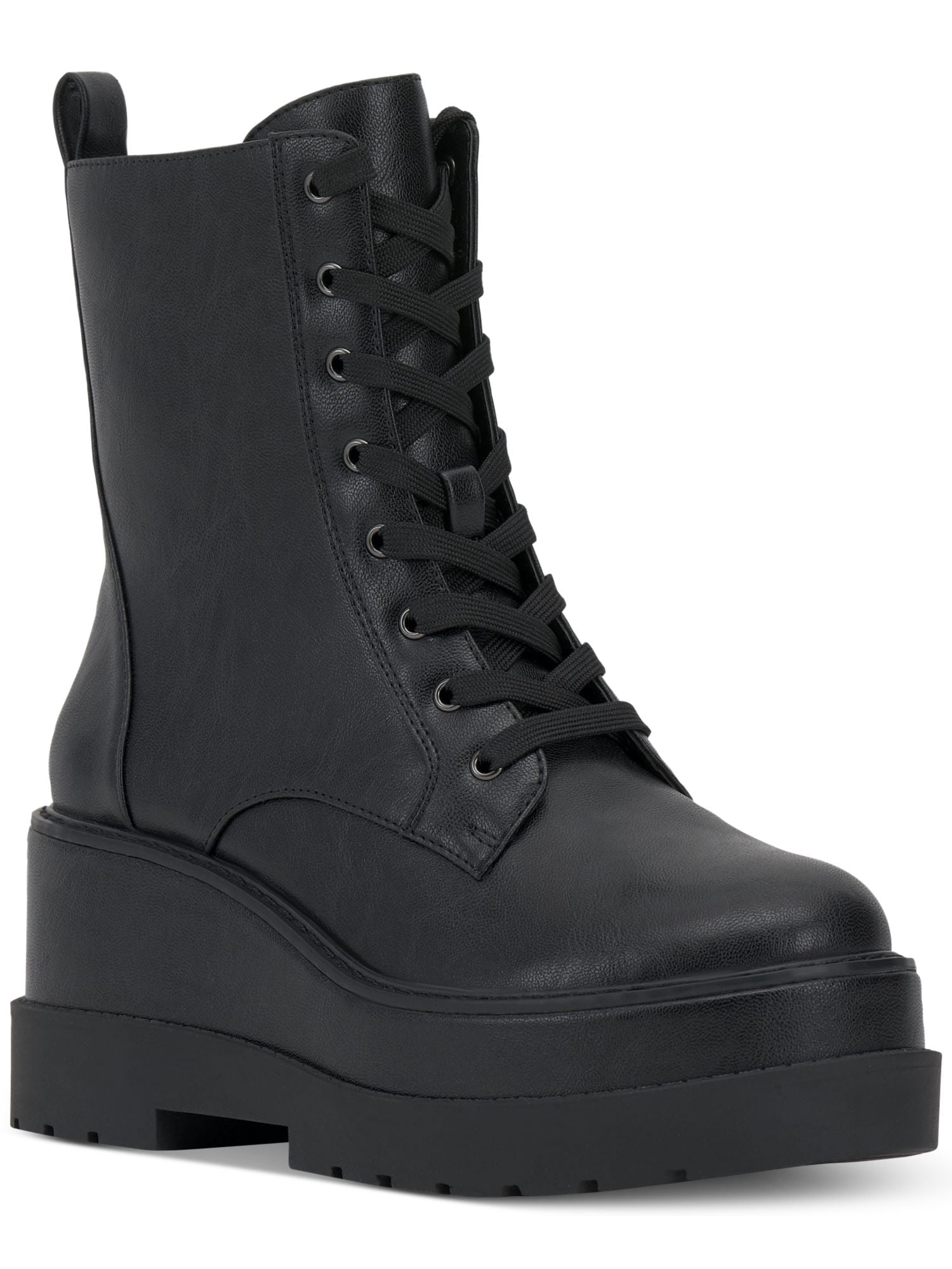 Jessica Simpson Women's Sporta2 Faux Fur Sneaker - Casual Lace-Up Fashion Sneakers - View #2
