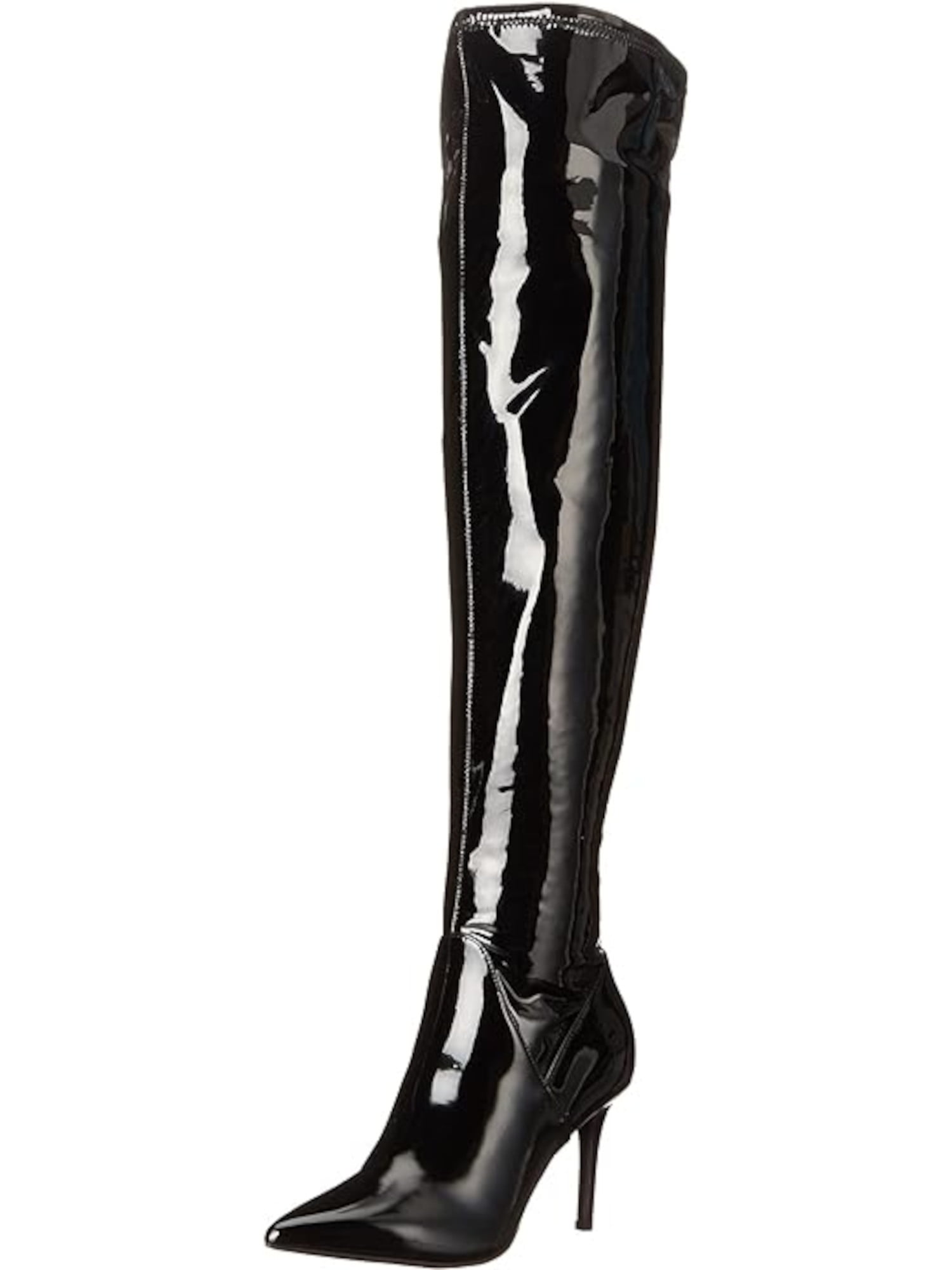 Jessica Simpson Women’s Amriena Over-the-Knee Boots – Faux Suede Stiletto Heel In Pewter/Glitter - View #10