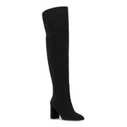 JESSICA SIMPSON Womens Black Padded Goring Akemi Pointed Toe Block Heel Zip-Up Dress Boots 5.5 M