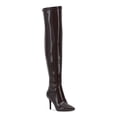 thumbnail image 1 of JESSICA SIMPSON Womens Brown Padded Abrine Pointed Toe Stiletto Zip-Up Dress Boots 10 M, 1 of 8