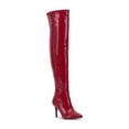 thumbnail image 1 of JESSICA SIMPSON Womens Red Cushioned Abrine Pointed Toe Stiletto Zip-Up Dress Boots 5 M, 1 of 4