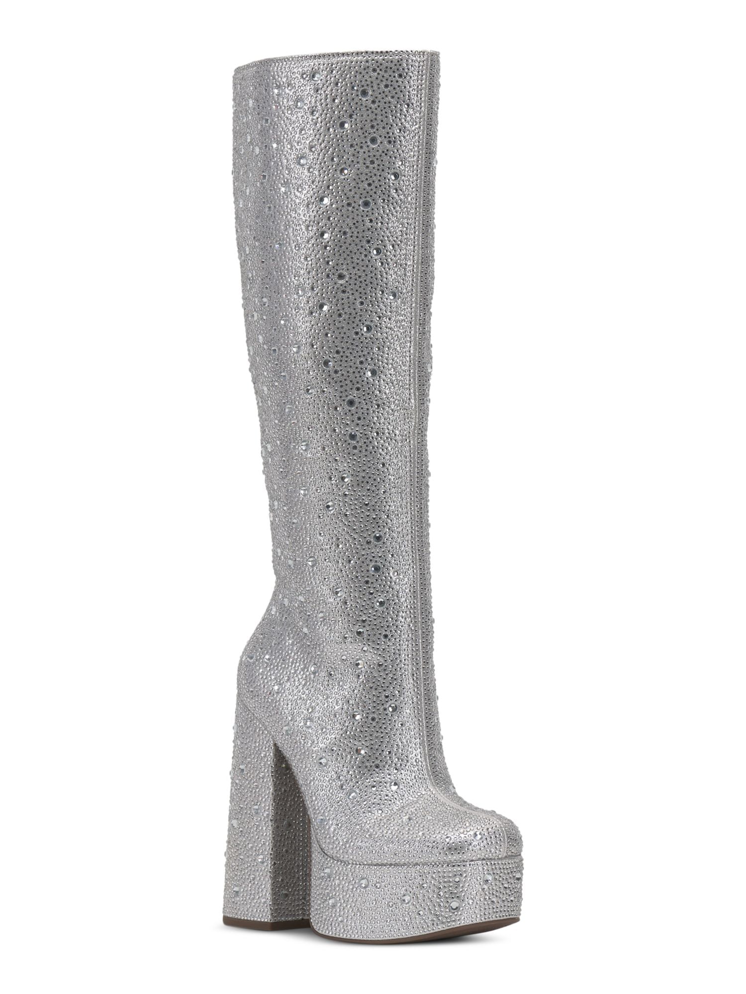 Jessica simpson hotsell silver glitter boots