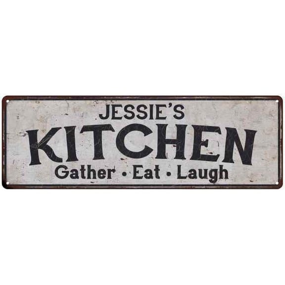 JESSIE's Kitchen Gift Rustic Chic Decor Gift 6x18 Sign 206180051474