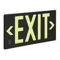 thumbnail image 1 of JESSUP 7060-B GLO BRITE ECO PLASTIC MOLDED EXIT SIGN BL FRAME, 1 of 2