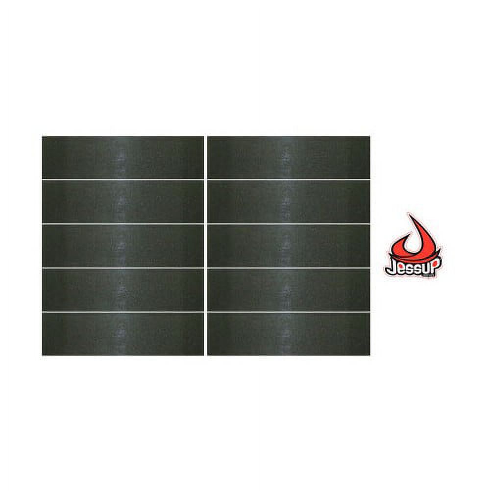 JESSUP SKATEBOARD GRIPTAPE 10 Sheets of BLACK 9 in