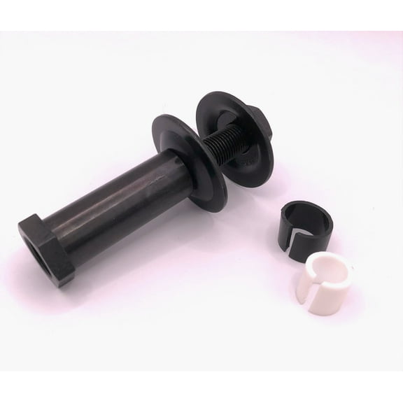 JESTCO Buffing Wheel Extension Shaft 2-1/4" Angle Side Grinder Buff Extender Kit. Fits 5/8"-11 Threads with adapters to fit 1/2, 5/8, & 3/4" Arbor Holes in Buffing Wheels. Heavy Duty Solid Steel