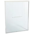 thumbnail image 1 of JESTOP 44-48"W or 56-60"W x 72"H Double Sliding Shower Door, Semi-frameless Bypass Bathroom Sliding Door with 1/4" (6mm) Tempered Glass for Walk-in Shower, Reversible Installation, 1 of 10