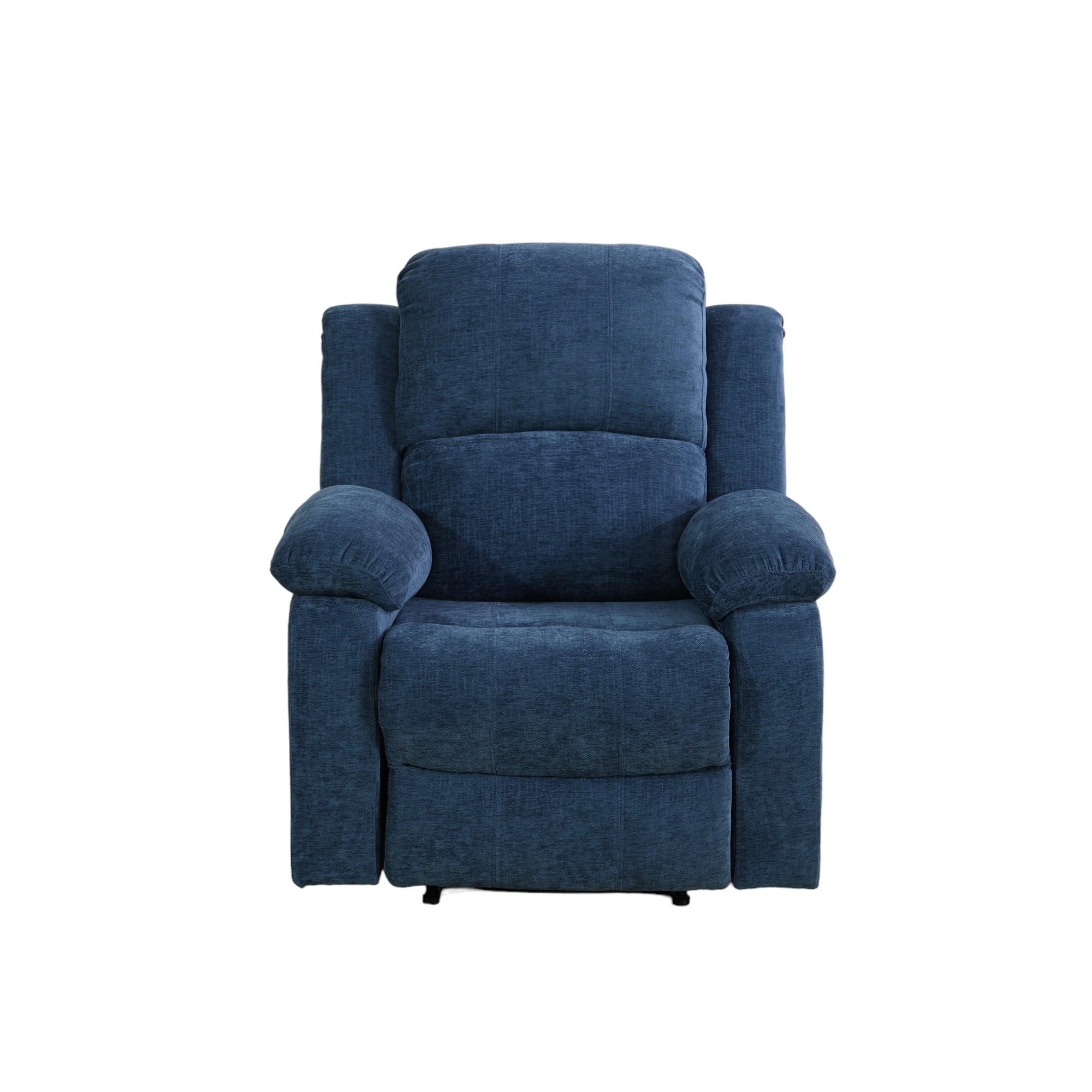 JESTOP Manual Recliner Chair, Overstuffed Faux Leather or Upholstered Single Sofa for Living Room Bedroom