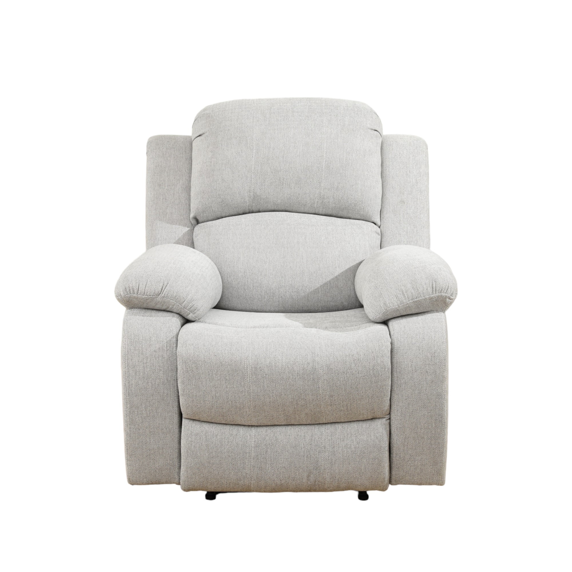 JESTOP Manual Recliner Chair, Overstuffed Faux Leather or Upholstered Single Sofa for Living Room Bedroom