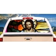 thumbnail image 1 of JESUS CHRIST Rear Window Graphic back truck decal Christian gift, 1 of 3