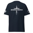 thumbnail image 1 of JESUS SAVES Unisex classic tee (Navy, 5XL), 1 of 4