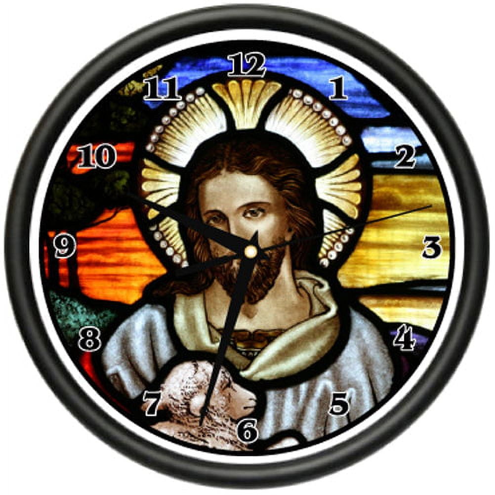 JESUS Wall Clock religious christian god christ bible biblical savior ...