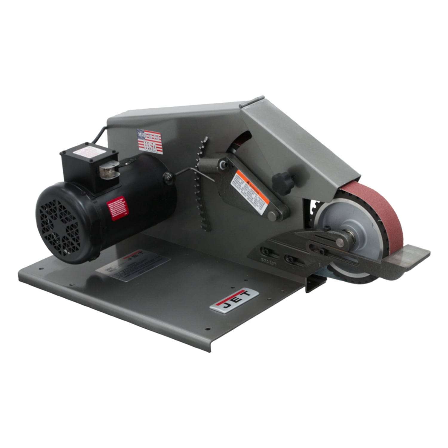 JET 577000 J-4103 2 x 72 Multipurpose Square Wheel Belt Grinder 115V 1Ph, Black