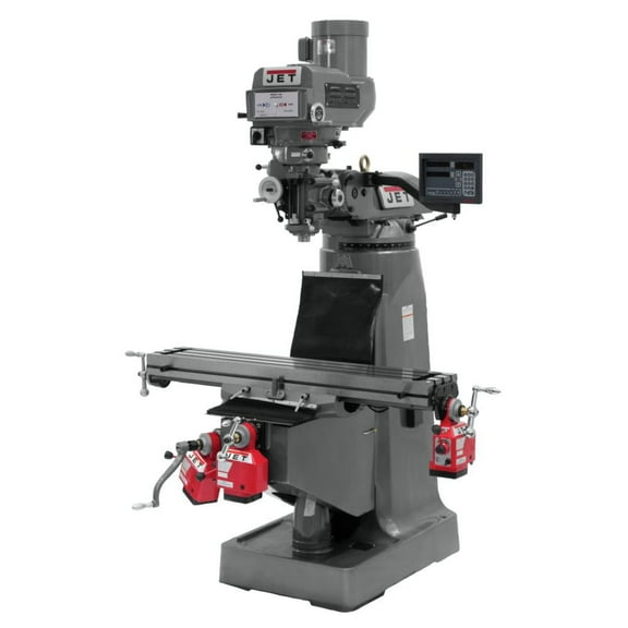 JET 690093 Mill with DP700 3-Axis Knee X, Y and Z TPFA