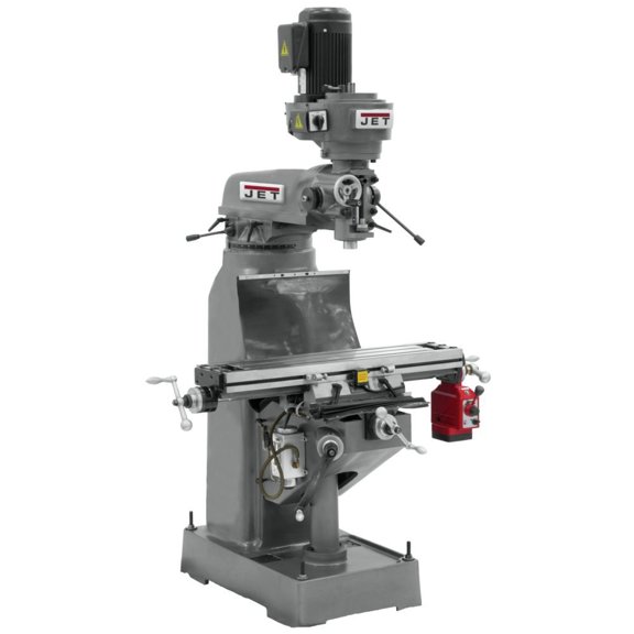 JET 690174 Mill with X Powerfeed Installed