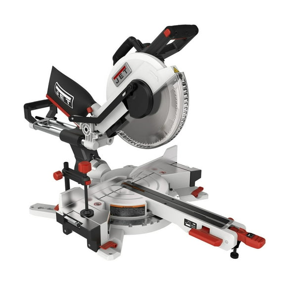 JET 70712 12 Inch Blade 15 Amp Adjustable Sliding Dual Bevel Compound Miter Saw