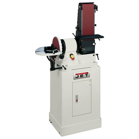 JET 708597K 6 in. x 48 in. Belt / 9 in. Disc Combination Sander w/ Closed Stand