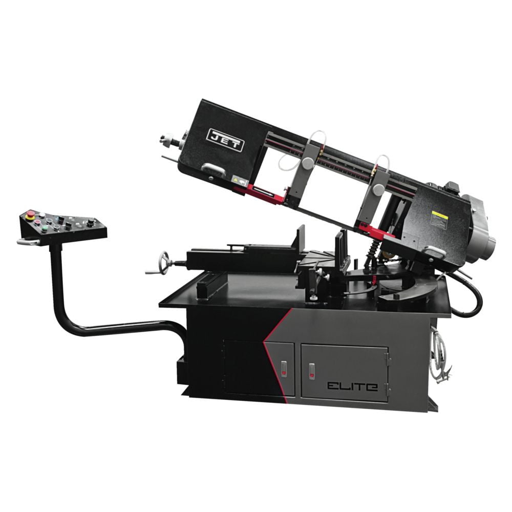 JET 891070 EHB-1018VM 10 x 18 Semi-Auto Variable Speed Dual Mitering Saw