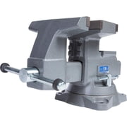 JET Equipment B3081210 8 in. Wilton Reversible Bench Vise Jaw with 360 deg Swivel Base - Gray
