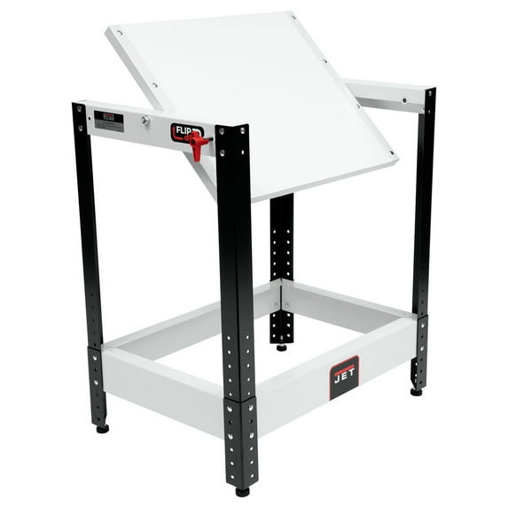 JET Flip Top Table for Benchtop Machines w/ 20 Inch L x 25 Inch W Surface