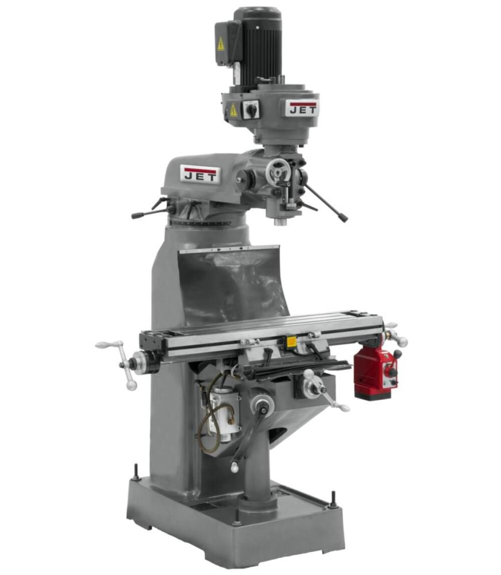 JET JTM-1 2-Hp 230V Heavy Duty High Precision Step Pulley Milling Machine