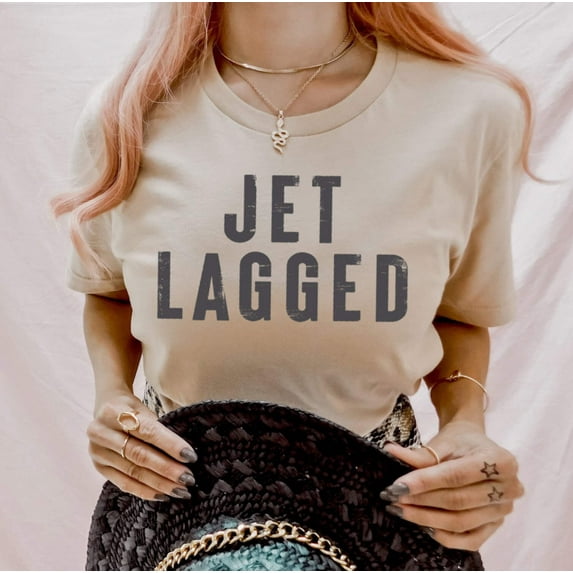 JET LAGGED Grpahic Short sleeve Tees