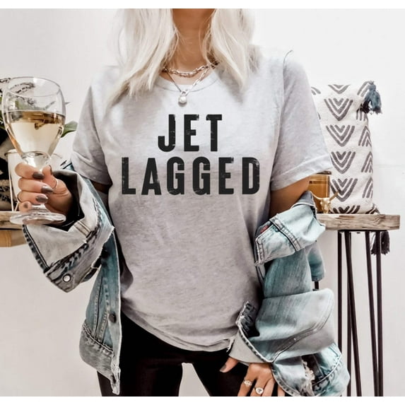 JET LAGGED Grpahic Short sleeve Tees