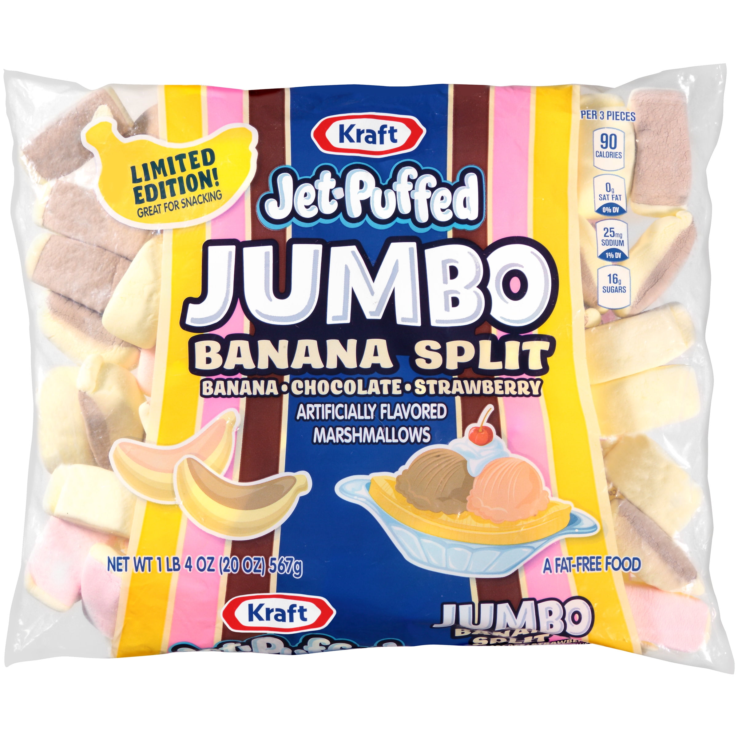 JETPUFFED 20 OZ MARSHMALLOWSJUMBO JUMBO 1 BAG EACH