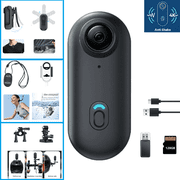 JETO 4K Anti Shake Pocket Body Camera 128GB Magnetic Clip on Action Camera Outdoor Adventures