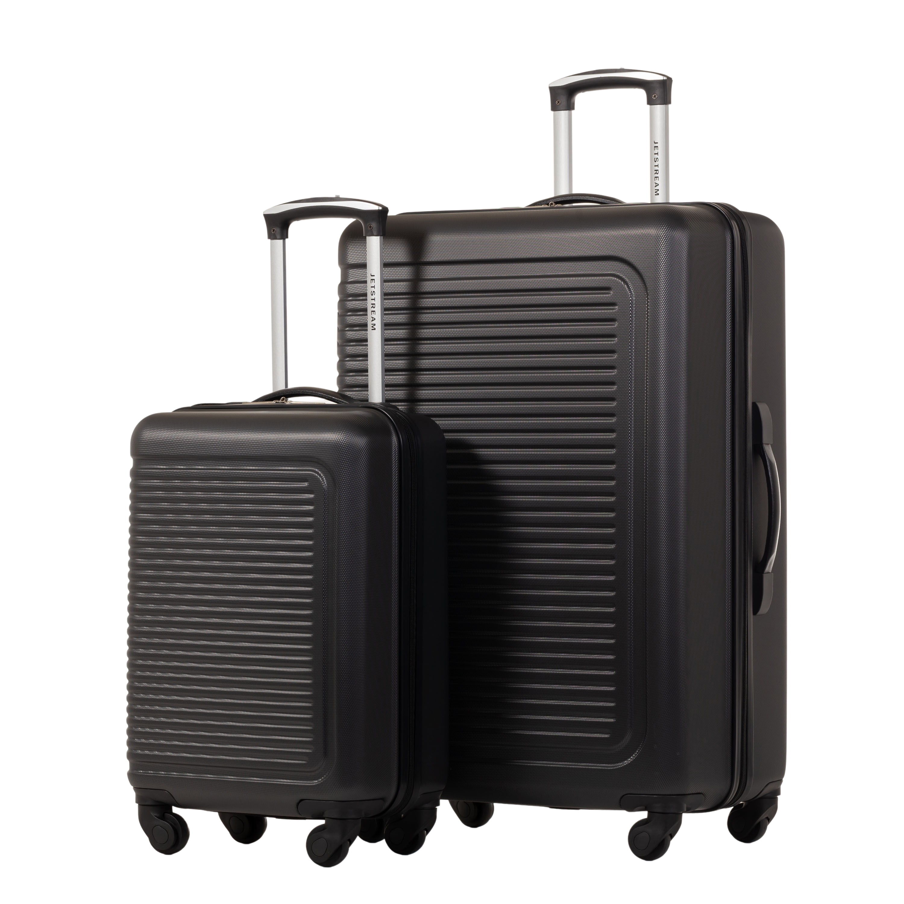 JETSTREAM 5pc Hardside Rolling Spinner Upright Set, 20" 28" Luggage Duo