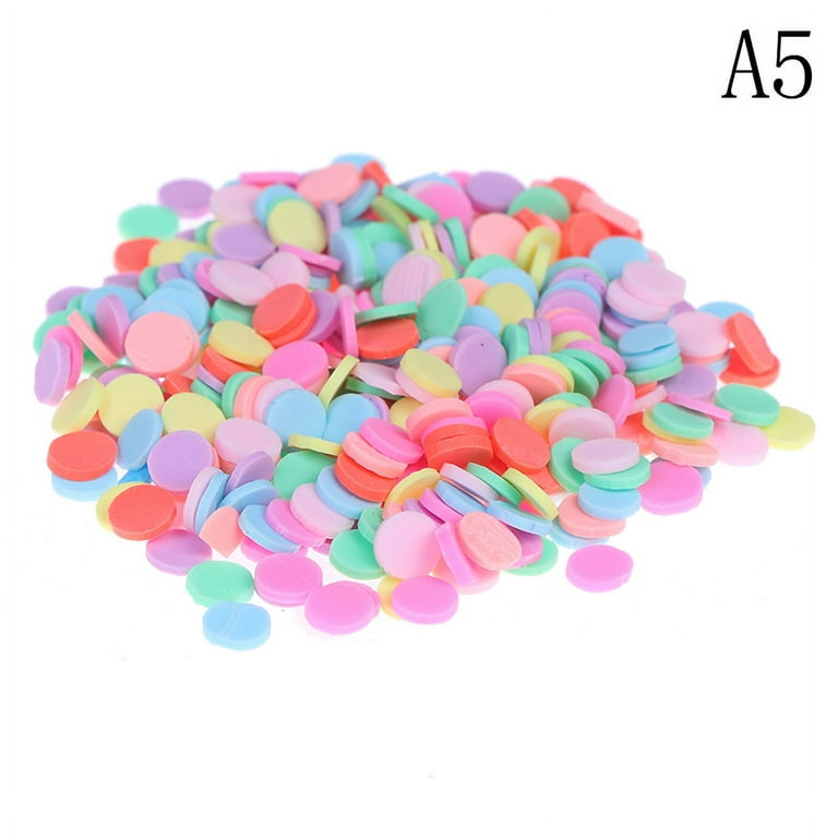 JETTINGBUY 10g/pack Polymer clay fake candy sweets sprinkles diy slime  phone supplies 