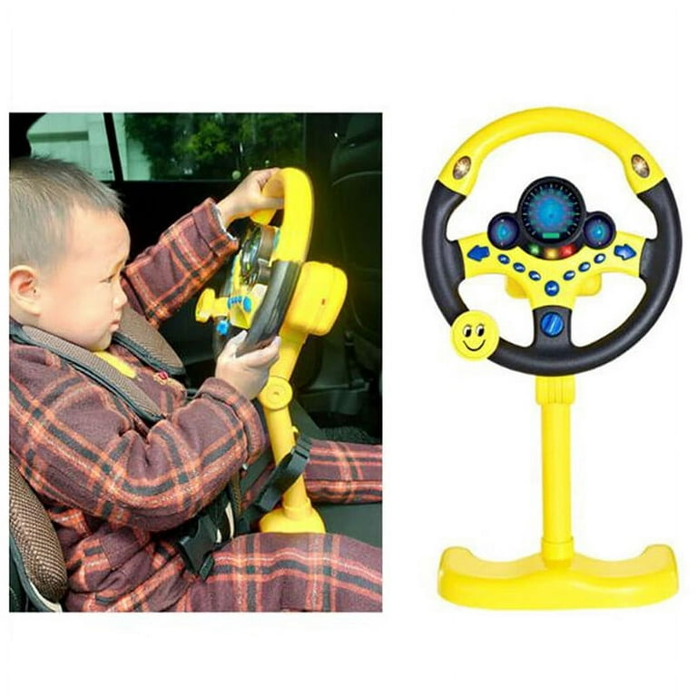 1pcs Car Toys Musical Toys Vehicle Toys Simulation Steering Wheel